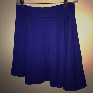 Versatile Blue Skater Skirt